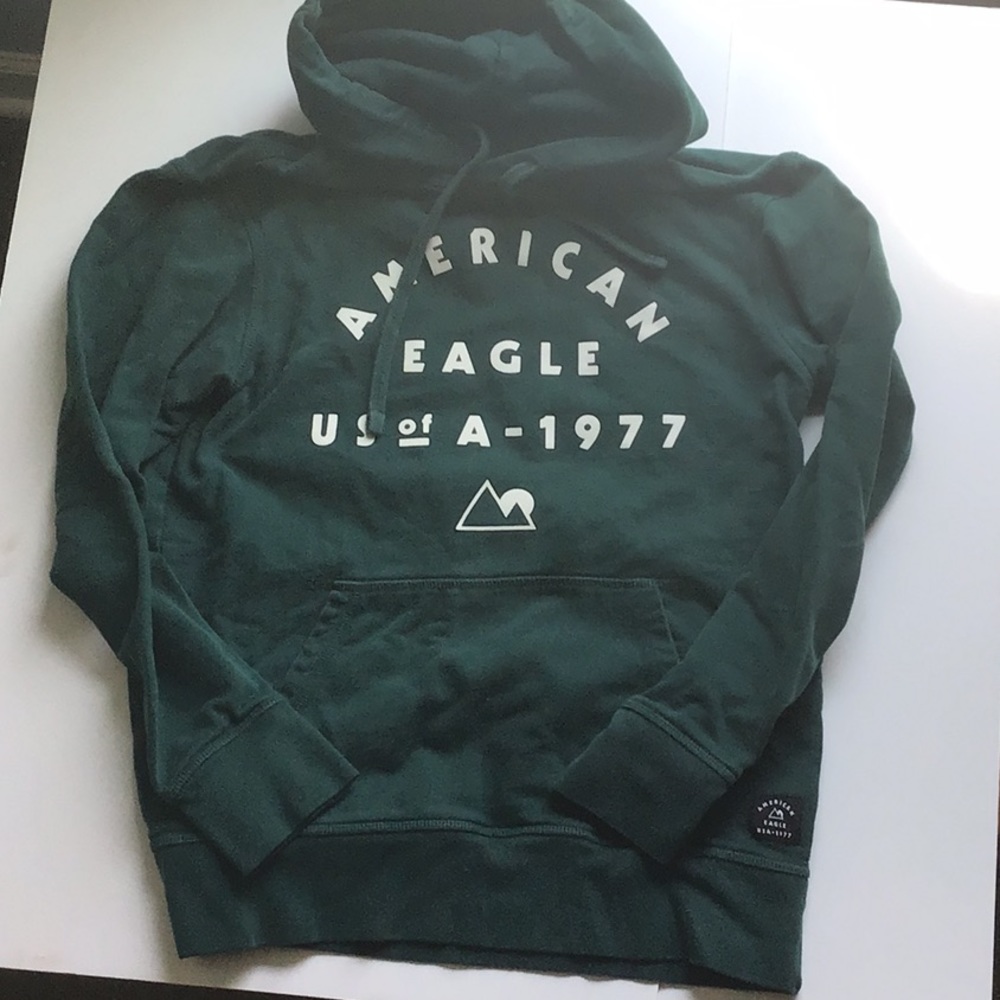Adult Green American Eagle Sweatshirt